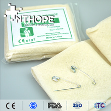 Modernes Design Baumwolle saugfähige Gaze dreieckige Bandage CE &amp; FDA